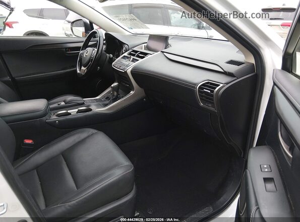 JTJBJRBZXH2072441 2017 LEXUS NX 300H White Вид салону спереду