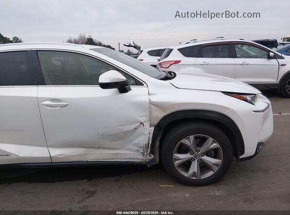 JTJBJRBZXH2072441 2017 LEXUS NX 300H White Вид спереду