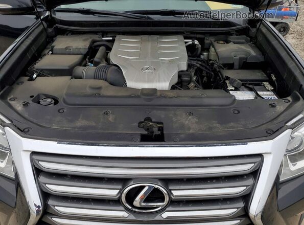 JTJBM7FX4K5227320 2019 LEXUS GX Black Vista del compartimento del motor