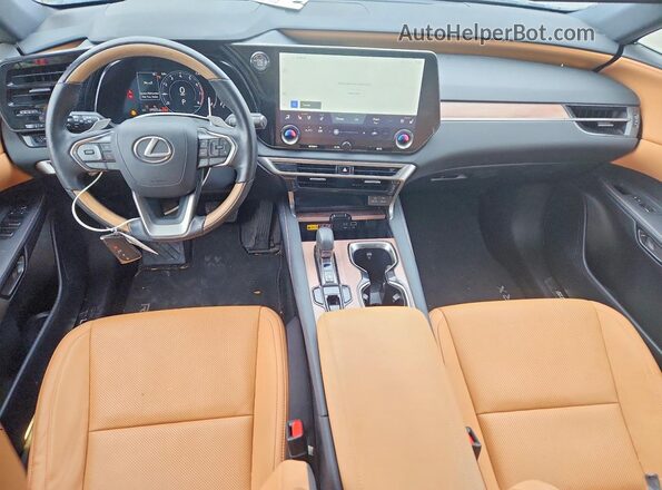 JTJCHMAA7P2009858 2023 LEXUS RX Silver Widok deski rozdzielczej