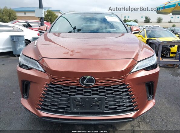JTJCJMGA0R2014303 2024 LEXUS RX 450H+ Orange Vista del cuadro de instrumentos