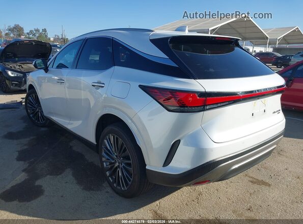 JTJCJMGA4R2010948 2024 LEXUS RX 450H+ Белый Задняя левая четверть