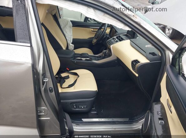 JTJDARBZ3M2195680 2021 LEXUS NX 300 Silver Widok wnętrza z przodu