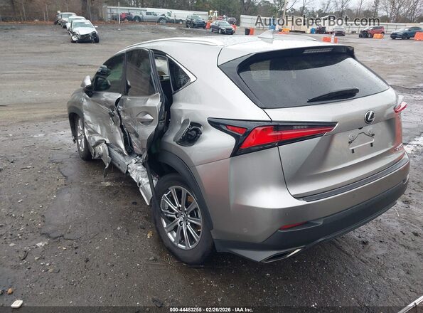 JTJDARBZ3M2195680 2021 LEXUS NX 300 Silver Tył lewy