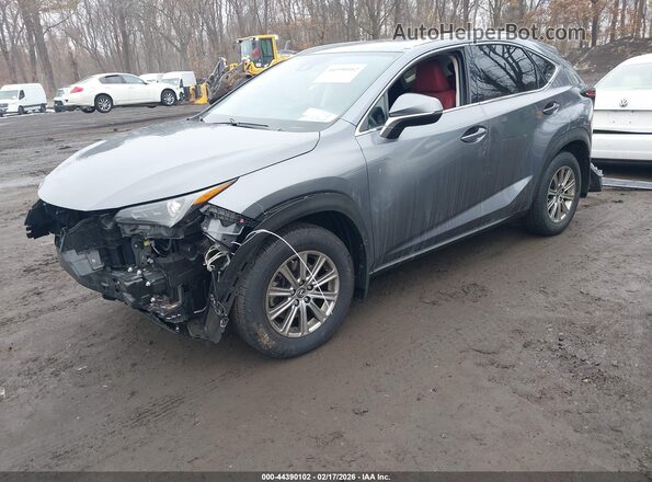 JTJDARDZ2M2240928 2021 LEXUS NX 300 Gray წინა მარცხენა ხედი სამი მეოთხედიდან