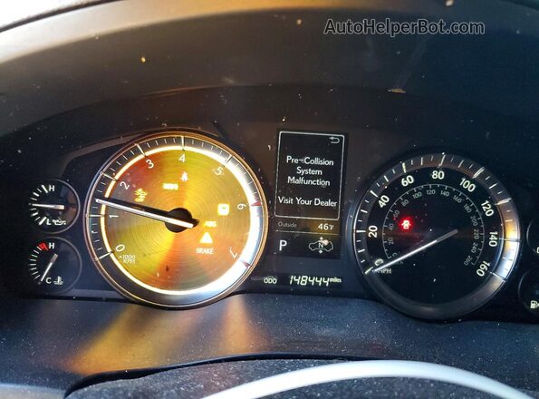 JTJDY7AX0L4317530 2020 LEXUS LX White Widok zestawu wskaźników