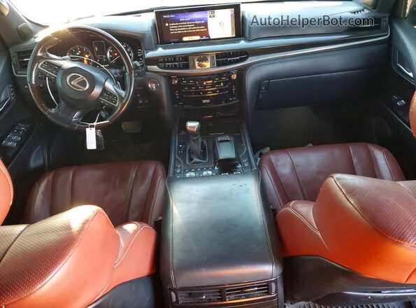 JTJDY7AX0L4317530 2020 LEXUS LX White Widok deski rozdzielczej