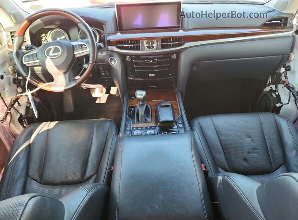 JTJDY7AX3M4336624 2021 LEXUS LX White Вид панелі приладів
