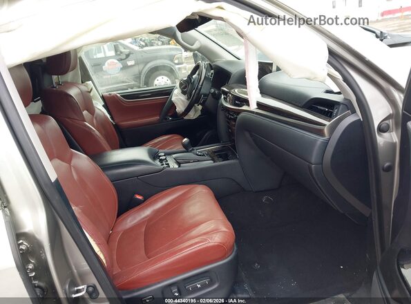 JTJDY7AX6L4316351 2020 LEXUS LX 570 Silver წინა სალონის ხედი