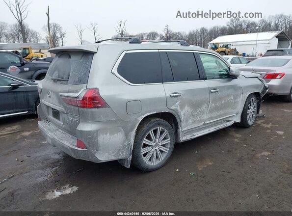 JTJDY7AX6L4316351 2020 LEXUS LX 570 Silver უკანა მარჯვენა