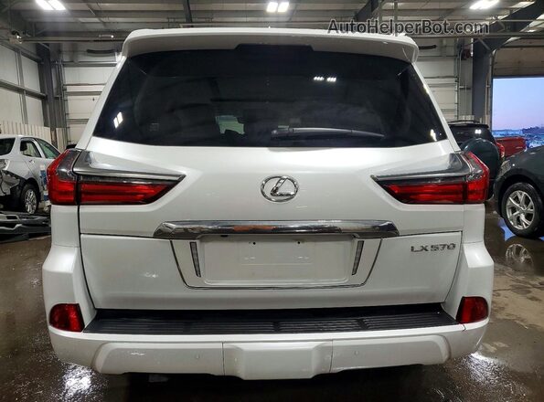 JTJDY7AX9L4325299 2020 LEXUS LX White Widok z tyłu