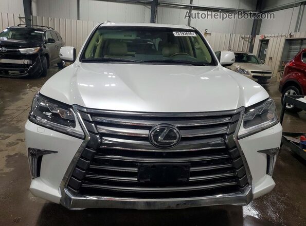 JTJDY7AX9L4325299 2020 LEXUS LX White Widok z przodu
