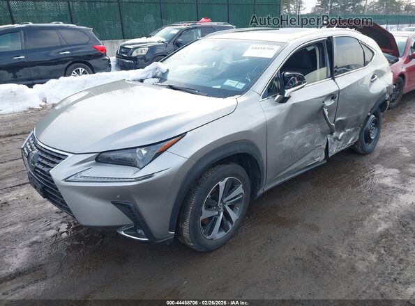 JTJGARDZ9M2243225 2021 LEXUS NX 300 Gray წინა მარცხენა ხედი სამი მეოთხედიდან