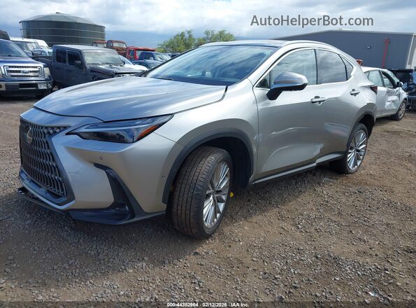 JTJHKCEZXR2032099 2024 LEXUS NX 350H Silver წინა მარცხენა ხედი სამი მეოთხედიდან