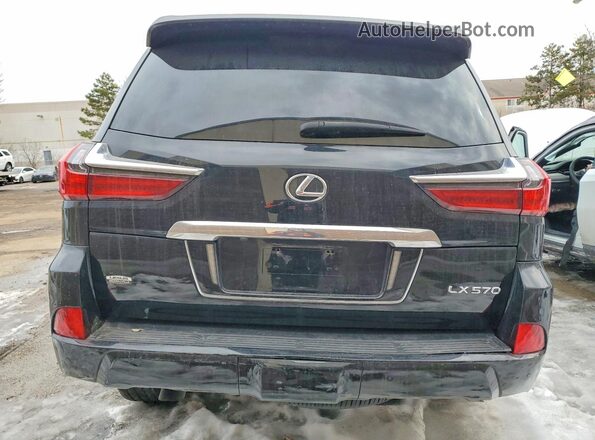 JTJHY7AX0K4285677 2019 LEXUS LX Black Rear view