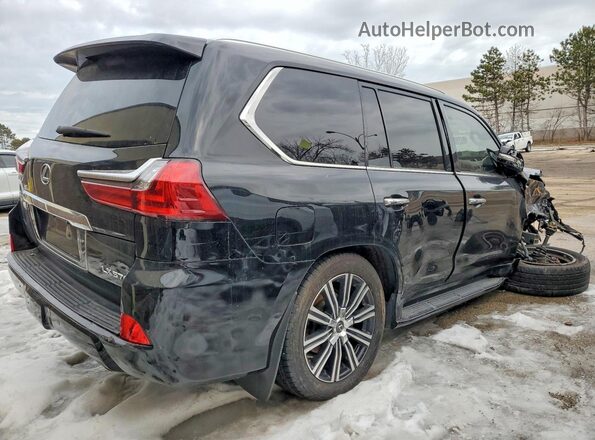 JTJHY7AX0K4285677 2019 LEXUS LX Black Rear right