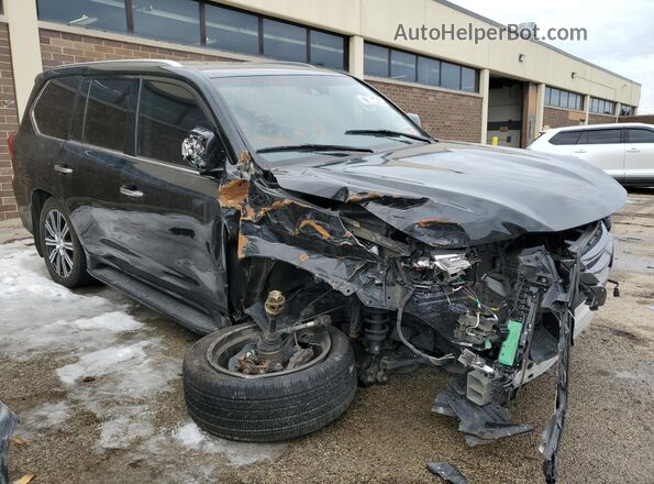JTJHY7AX0K4285677 2019 LEXUS LX Black 