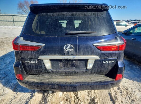 JTJHY7AX2G4187693 2016 LEXUS LX Blue Widok z tyłu