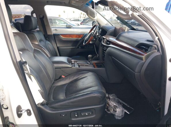 JTJHY7AX2G4215427 2016 LEXUS LX 570 White წინა სალონის ხედი