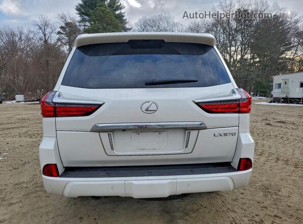 JTJHY7AX3J4265986 2018 LEXUS LX White უკანა ხედი