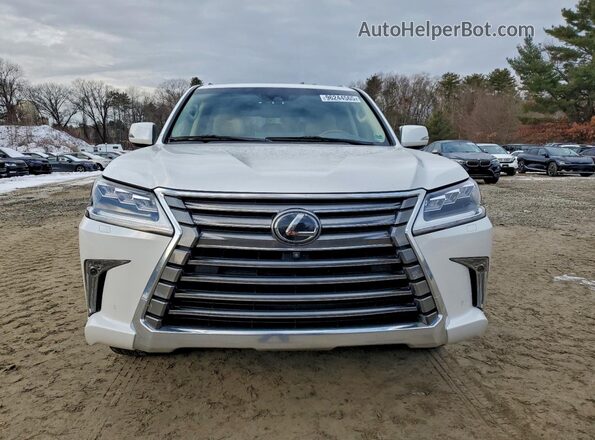 JTJHY7AX3J4265986 2018 LEXUS LX White წინა ხედი