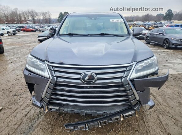 JTJHY7AX4J4264197 2018 LEXUS LX Gray წინა ხედი