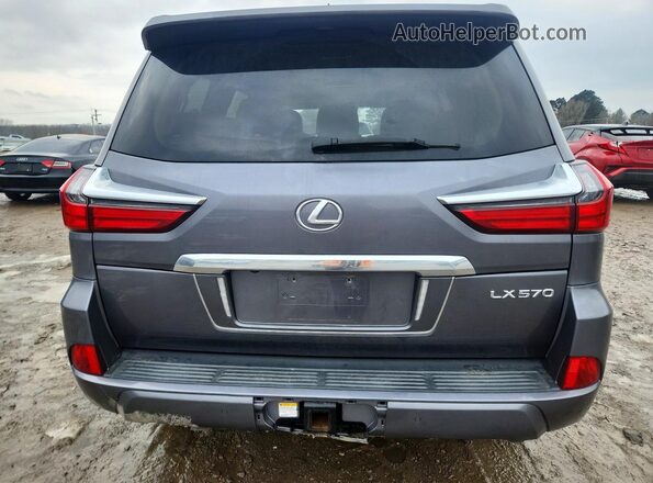 JTJHY7AX4J4264197 2018 LEXUS LX Gray უკანა ხედი