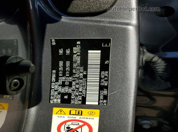 JTJHZKFA2L2023192 2020 LEXUS RX Gray 