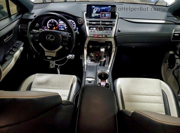 JTJSARDZ9M2255207 2021 LEXUS NX White Առջևի վահանակի տեսք