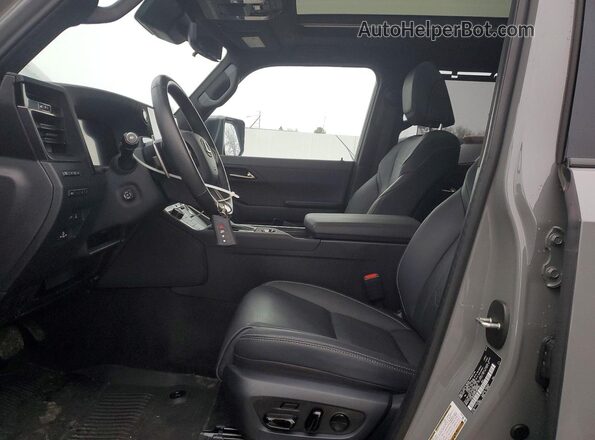 JTJVBCDX0S5049789 2025 LEXUS GX Gray Widok wnętrza z przodu