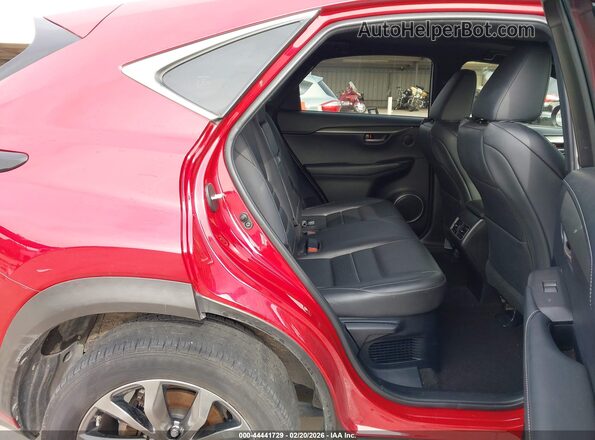 JTJYARBZ1G2024190 2016 LEXUS NX 200T Red Widok naklejki z numerem VIN