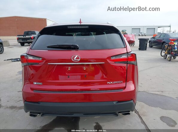 JTJYARBZ1G2024190 2016 LEXUS NX 200T Red 