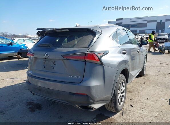 JTJYARBZ1J2095252 2018 LEXUS NX 300 Gray Tył prawy