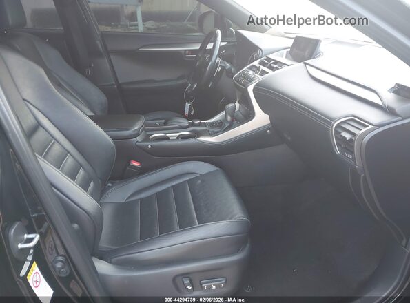 JTJYARBZ2G2043847 2016 LEXUS NX 200T Black წინა სალონის ხედი