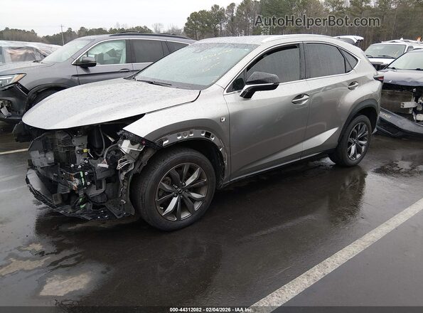 JTJYARBZXJ2093547 2018 LEXUS NX 300 Silver წინა მარცხენა ხედი სამი მეოთხედიდან