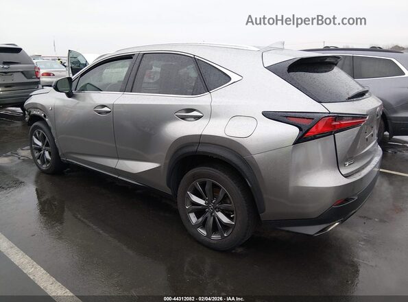 JTJYARBZXJ2093547 2018 LEXUS NX 300 Silver უკანა მარცხენა