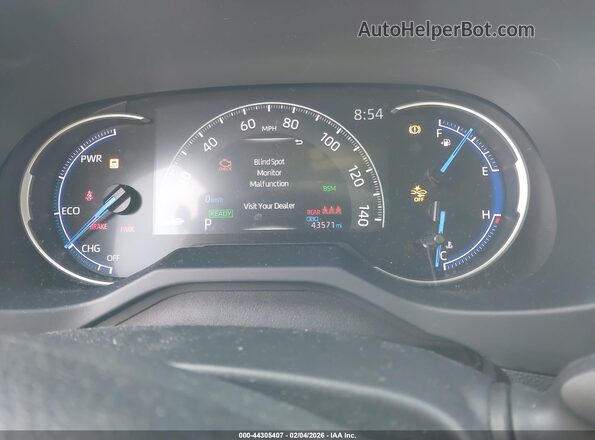 JTM16RFV5PD540781 2023 TOYOTA RAV4 HYBRID White Вид задніх сидінь