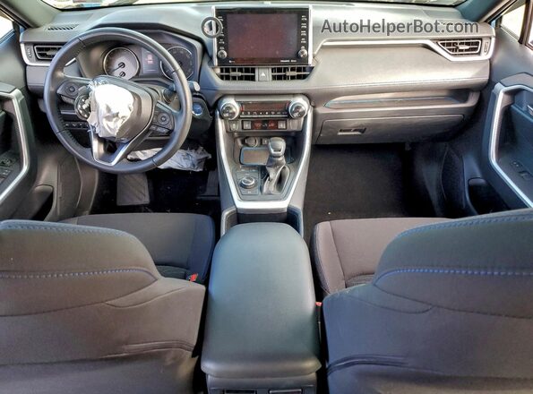 JTM16RFVXND050673 2022 TOYOTA RAV4 Blue Вид панелі приладів