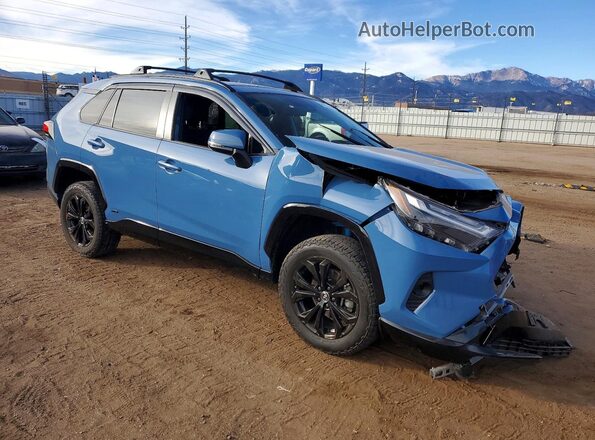 JTM16RFVXND050673 2022 TOYOTA RAV4 Blue Передня права чверть