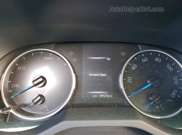 JTM16RFVXND050673 2022 TOYOTA RAV4 Blue Вид щитка приладів