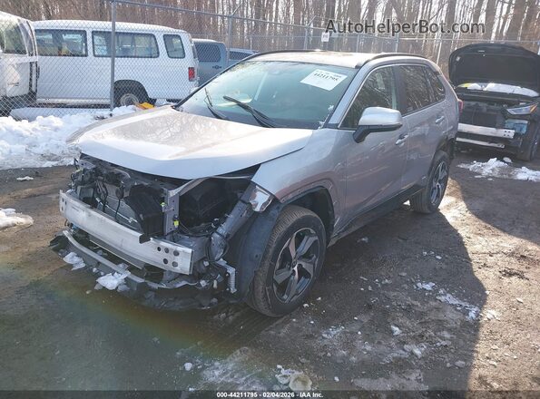 JTMAB3FV2SD256011 2025 TOYOTA RAV4 PLUG-IN HYBRID Silver Առջևի ձախ երեք քառորդ տեսարան