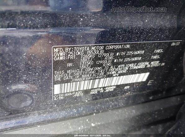 JTMAB3FV4PD146813 2023 TOYOTA RAV4 PRIME Синий Вид подкапотного пространства