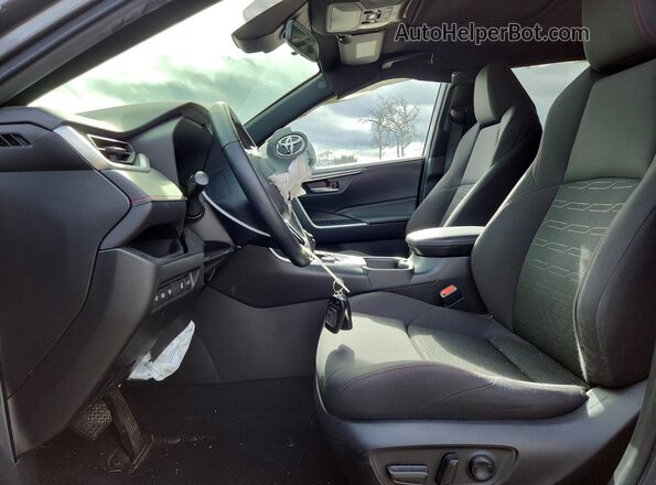 JTMAB3FV5ND083718 2022 TOYOTA RAV4 Charcoal Front interior view