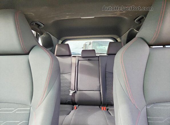 JTMAB3FV5ND083718 2022 TOYOTA RAV4 Charcoal Rear seats view