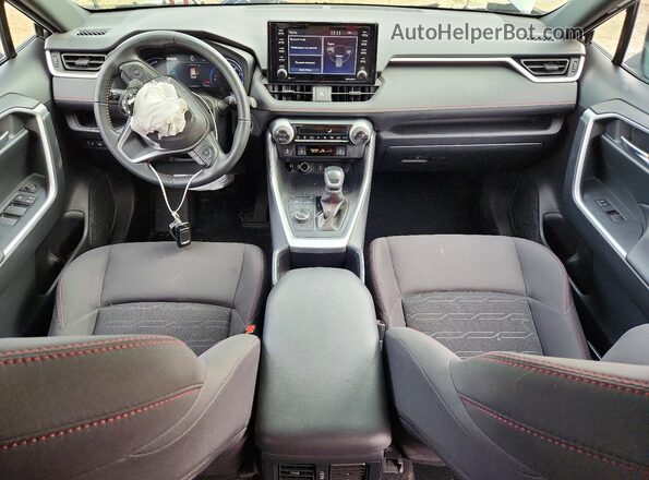 JTMAB3FV5ND083718 2022 TOYOTA RAV4 Charcoal Dashboard view