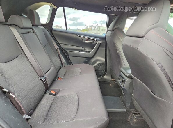 JTMAB3FV5ND083718 2022 TOYOTA RAV4 Charcoal Rear interior view