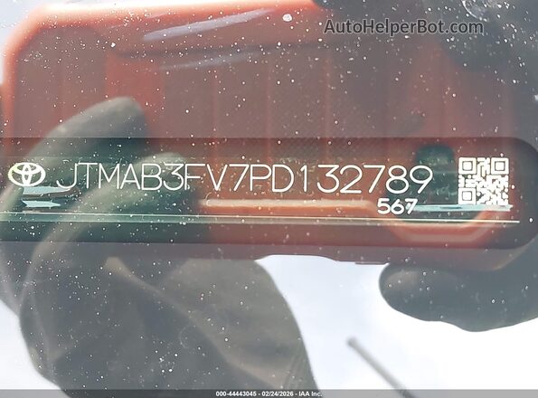 JTMAB3FV7PD132789 2023 TOYOTA RAV4 PRIME Black Engine compartment view