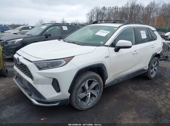 JTMAB3FV8MD010065 2021 TOYOTA RAV4 PRIME White წინა მარცხენა ხედი სამი მეოთხედიდან