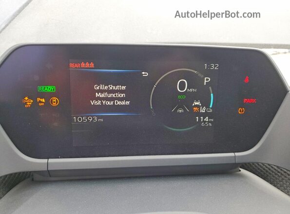 JTMABABA0RA065724 2024 SUBARU SOLTERRA Gray Вид щитка приладів