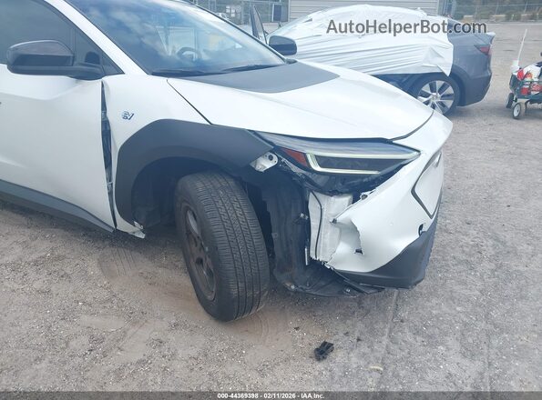 JTMABABA1SA101605 2025 SUBARU SOLTERRA White Vista frontal